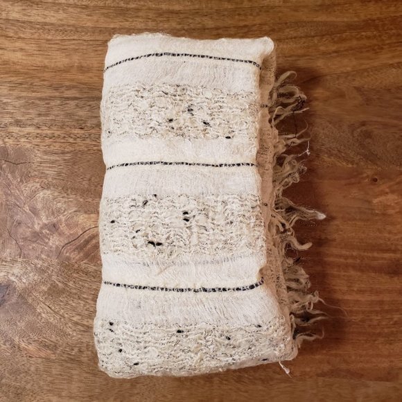 ZARA CREAM SCARF - Picture 5 of 5